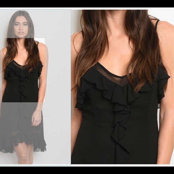 Sale! Beautiful Black Dress - Picture 4 of 5